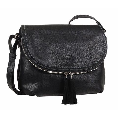 Tom Tailor Schoudertas LARY crossbody bag met modieuze kwasten aan de rits