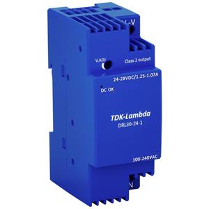 TDK-Lambda DRL30-24-1 DIN-rail netvoeding 24 V 1.25 A 30 W Inhoud: 1 stuk(s)