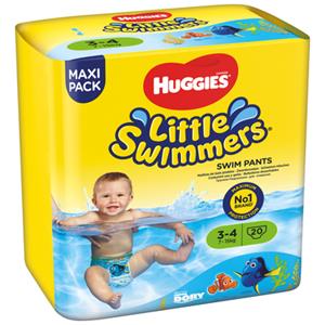 Huggies Zwemluier Little Zwemmers maat 3-4 4 x 20 stuks