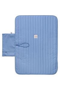 Noppies Verschoningsmat Poplin portable 50x70 cm - Colony Blue - 1-size
