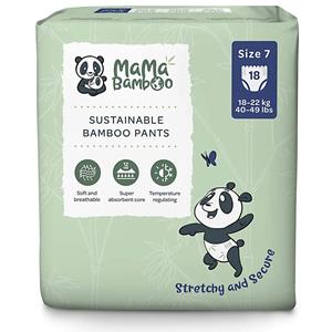 Mama Bamboo Eco Luierbroekjes - XXX-Large Plus - Maat 7+ 18 stuks