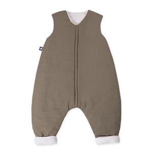 Julius Zöllner Babyschlafsack Schlafsack Jumper gefüttert Musselin nougat 104 (1 tlg), Schlafsack Babyschlafsack