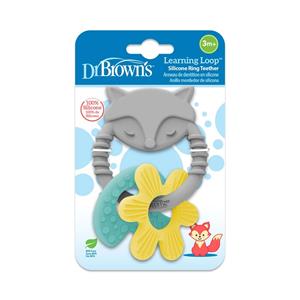 Dr. Brown's  Bijtfiguur - Vos Met Figuur - Leerlus Bijtring