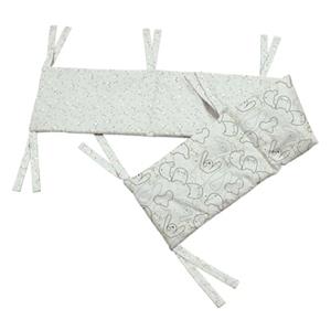 Dr. Sonne Omkeerbare stootrand voor co-sleeper bedden The Four mint 26 x 170 cm
