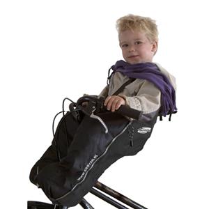 Deryan Fußsack Fußsack Bike-a-way Mini Schwarz