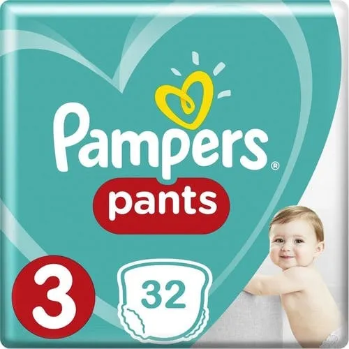 Pampers Baby Dry Pants - Maat 3 - Jumbo Pack - 32 stuks