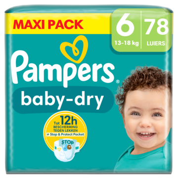 Pampers Windel Baby Dry, Größe 6 Extra Large, Maxi Pack