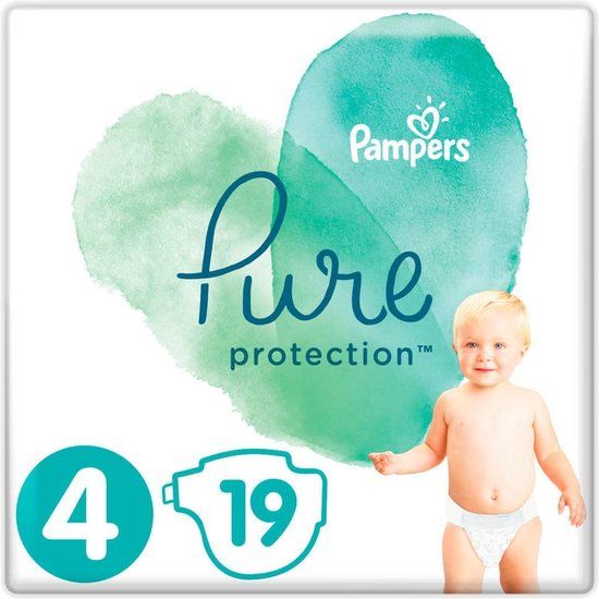 Pampers Pure Protection Luiers Maat 4 -19 luiers