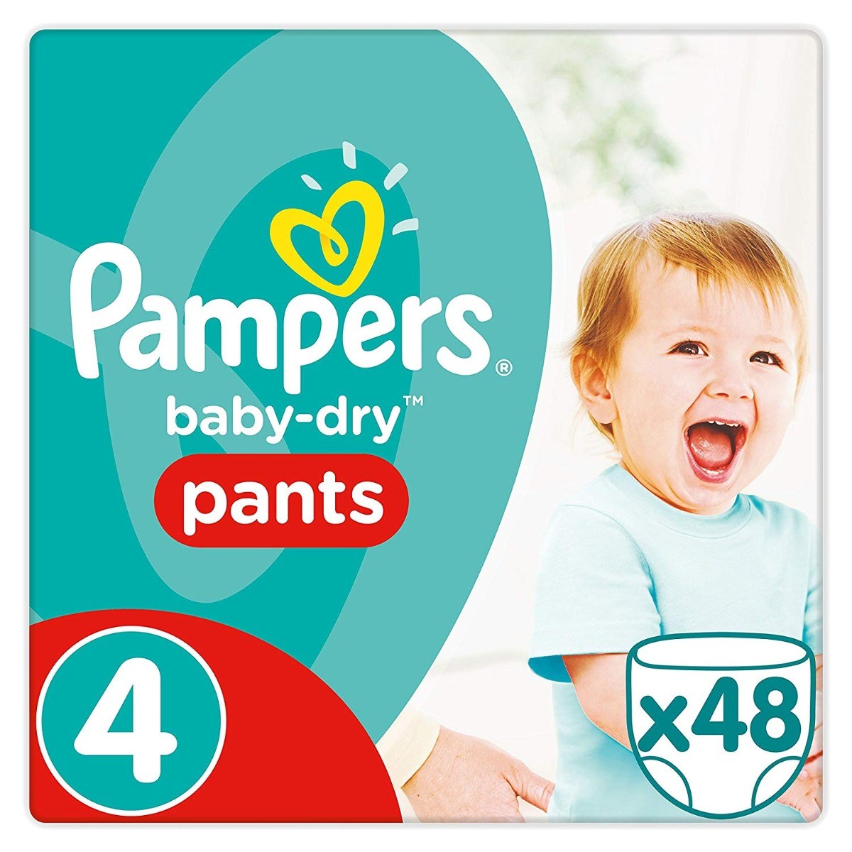 Pampers Baby Dry Pants Maat 4 - 48 Luiers