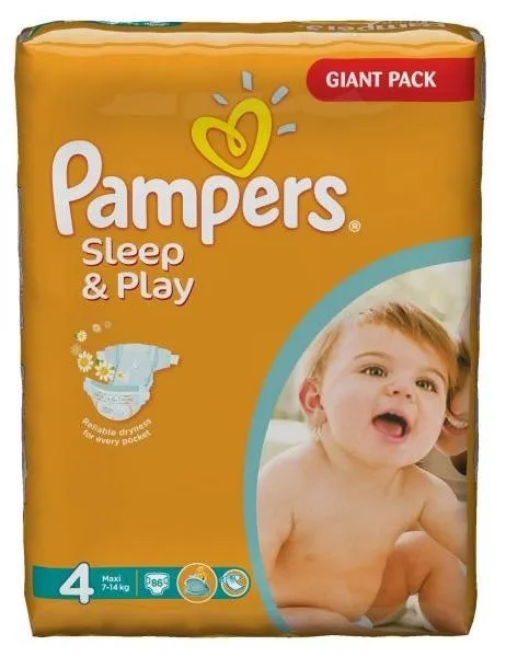 Pampers Baby Luiers - Sleep & Play Maat 4 86 stuks