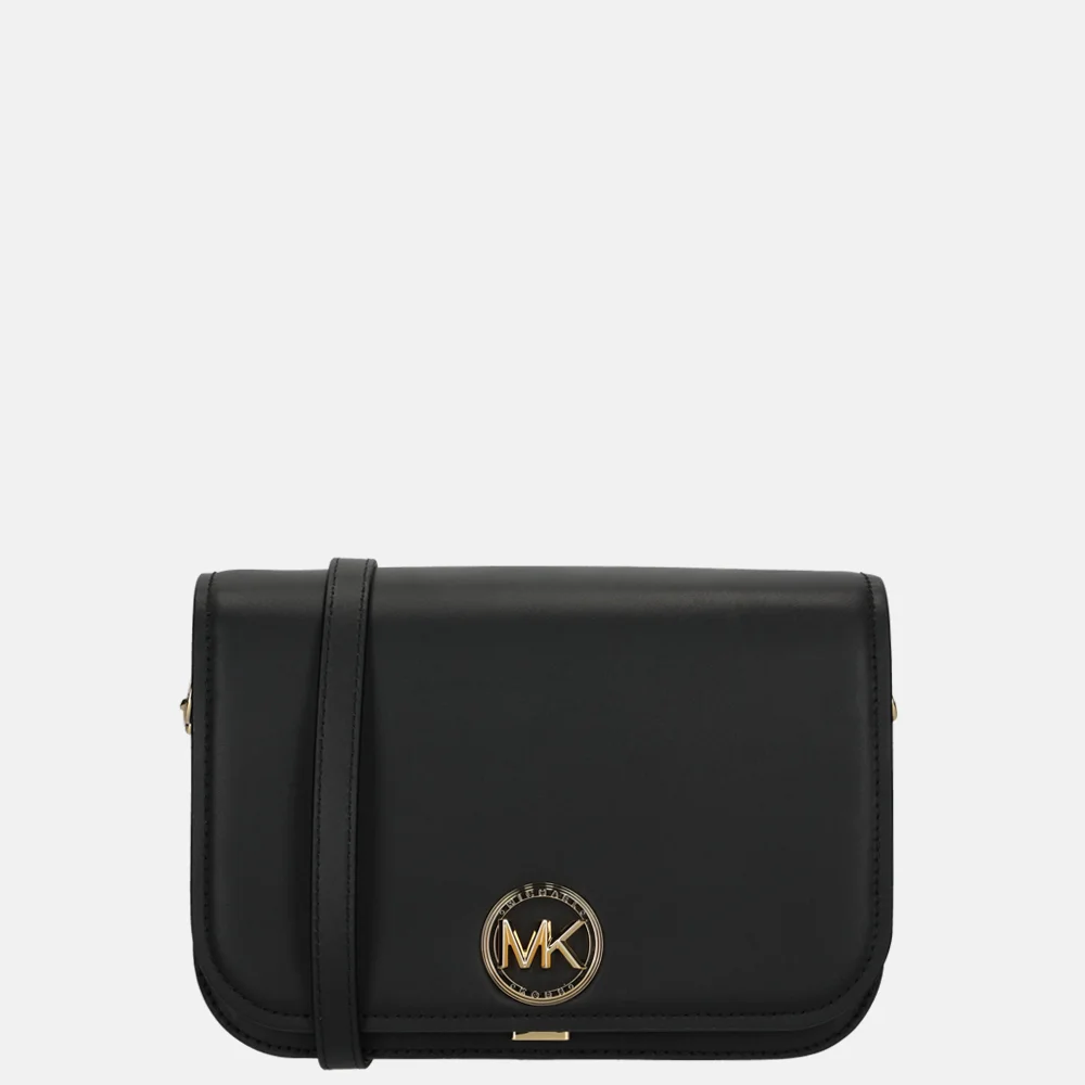 Michael Kors Delancey chain crossbody tas M black