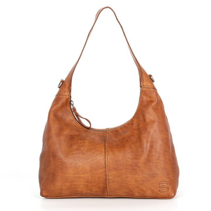 spikes&sparrow Spikes & Sparrow Crossbody Schoudertas Caroline Brandy