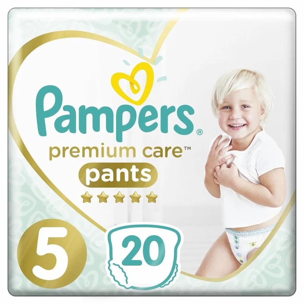 Pampers Premium Care Luierbroekjes Maat 5 (12-17kg) - 20 stuks