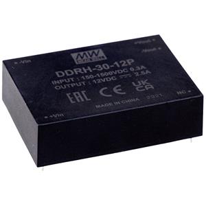 Mean Well DDRH-30-48P DC/DC-converter, print 48 V/DC Aantal uitgangen: 1 x Inhoud: 1 stuk(s)