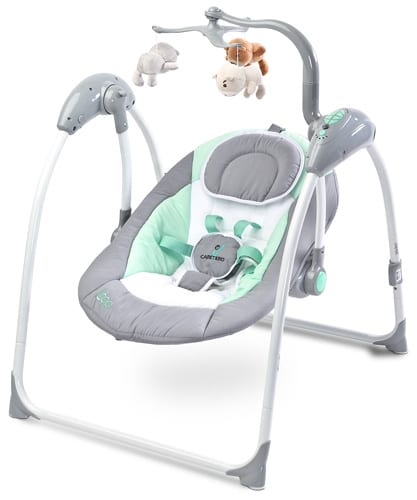 Caretero Elektrische babyschommel, schommelstoel  Loop graphite