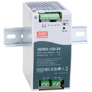 Mean Well DC/DC CONV 100,8 W DIN-RAIL 250-1500 V 12V  DDRH-120-12 1 stuk(s)
