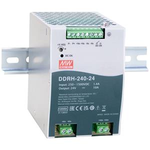 meanwell Mean Well DC/DC Conv 200.4W DIN-Rail 250-1500V 12V DDRH-240-12 1St.