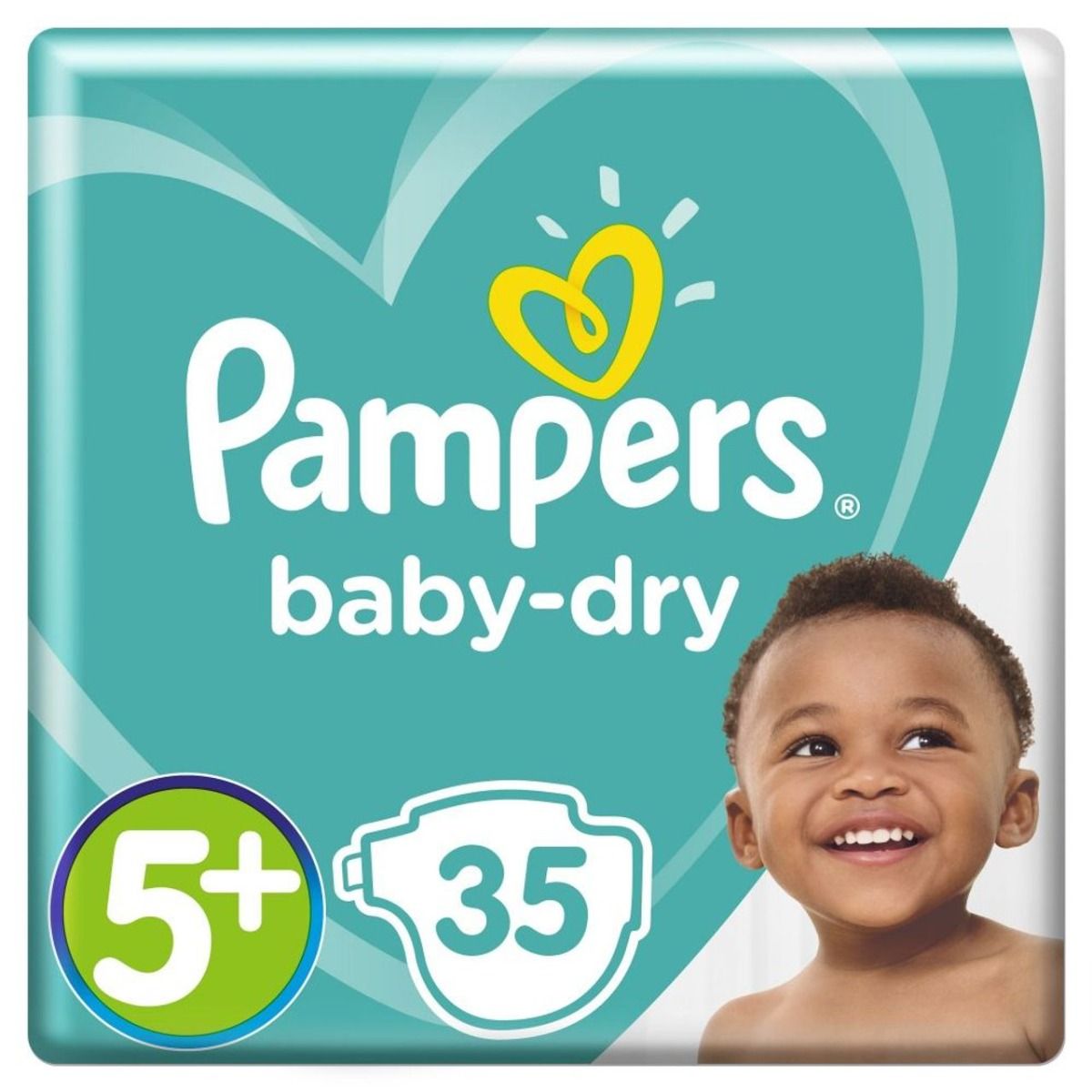 Pampers Baby Dry Maat 5+ - 35 Luiers