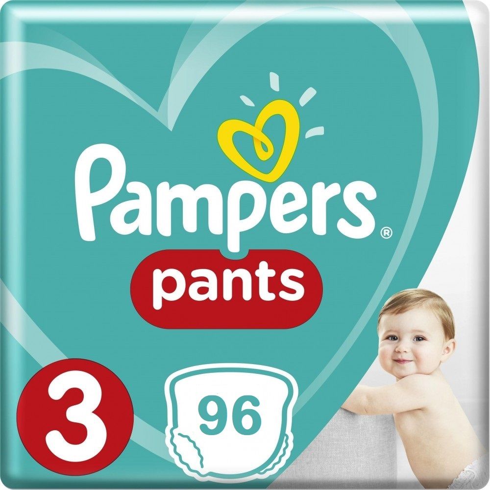 Pampers Baby Dry Pants Maat 3 - 96 Luierbroekjes