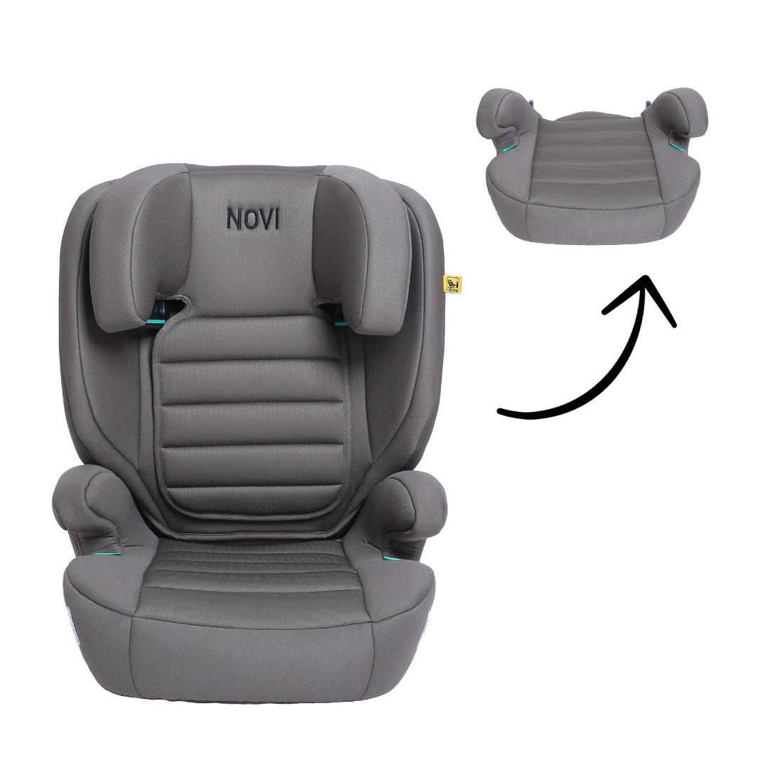 Novi Baby Autostoel  James Premium i-Size Gordel Dark Taupe