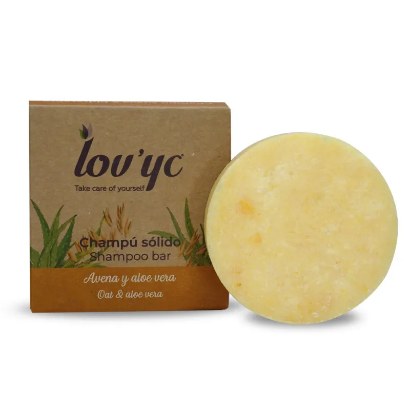Lov'yc Shampoo Bar Delicate Hair - Haver & Aloë Vera - 50 gr
