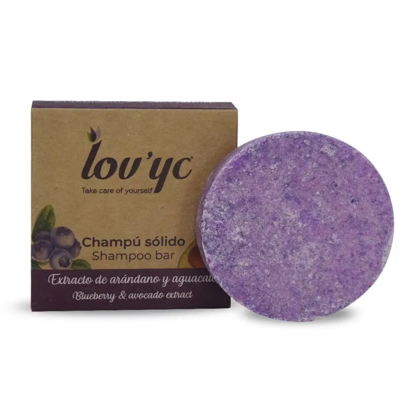 Lov'yc Shampoo Bar Antioxidant & Hydraterend - Blauwe bessen & Avocado - 50 gr