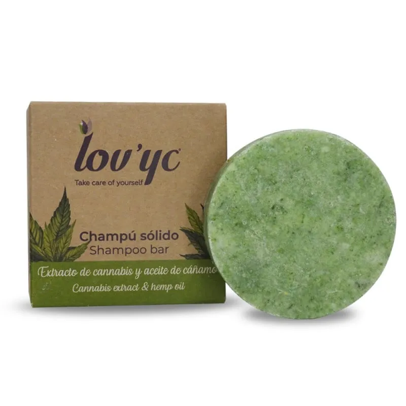 Lov'yc Shampoo Bar met Cannabis Extract - Hydraterend en Kalmerend - 50 gr