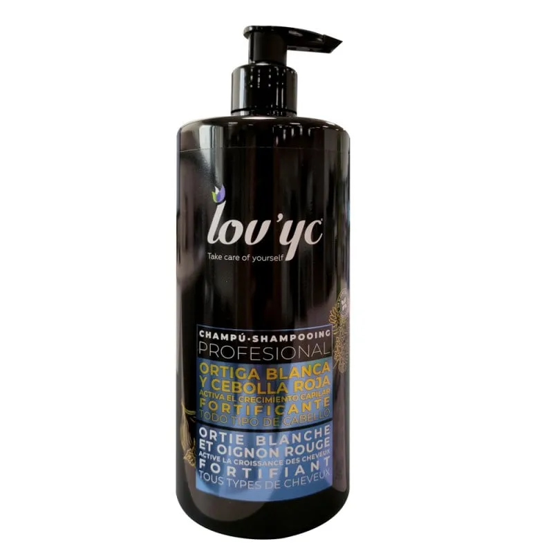 Lov'yc Shampoo Met Rode Ui en Witte Brandnetel Extract - 750 ml