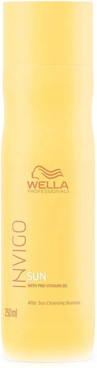 Wella  Invigo After Sun Cleansing Shampoo - Sun-Stressed Hair Shampoo - 250ml