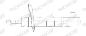 MONROE Stoßdämpfer MERCEDES-BENZ G8668 1773230200,1773231000,1773231200 Federbein,Stossdämpfer 1773232800