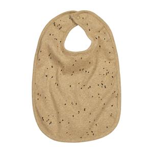 Meyco Baby Rib Mini Spot Slabbetjes - 2 stuks - Toffee Melange