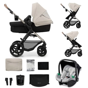 Kinderkraft 3 in 1 MOOV CT MINK PRO GREY kinderwagen