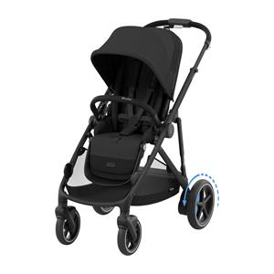 Cybex E-Gazelle S Kinderwagen - Black - Moon Black / Black