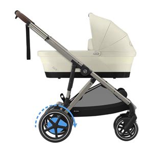 Cybex E-Gazelle S Kinderwagen 2-in-1 - Taupe - Seashell Beige / Light Beige