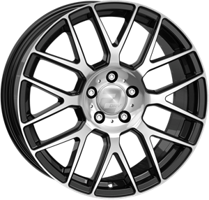 WHEELWORLD WH26 Zwart gepolijst