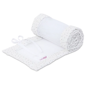 Babybay Comfort Comfort Netnest geschikt voor Maxi, Boxspring en Plus modellen, witte glitter sterren zilver