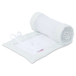 Babybay Comfort Comfort Netnest geschikt voor Maxi, Boxspring en Plus modellen, witte glittersterren mint