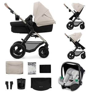 Kinderkraft Moonlight 3 in 1 MOOV 2 Air kinderwagen Grijs