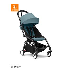 Stokke YOYO3 Kinderwagen - Black Frame - Aqua