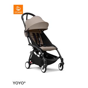 Stokke YOYO3 Kinderwagen - Black Frame - Taupe