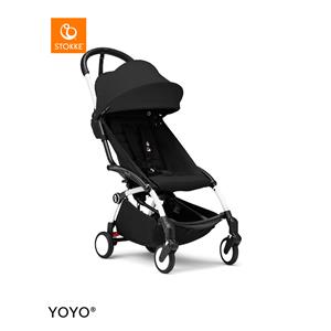 Stokke YOYO3 Kinderwagen - White Frame - Black