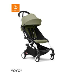 Stokke YOYO3 Kinderwagen - White Frame - Olive