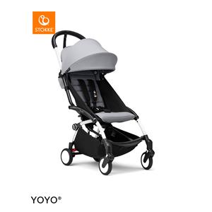 Stokke YOYO3 Kinderwagen - White Frame - Stone