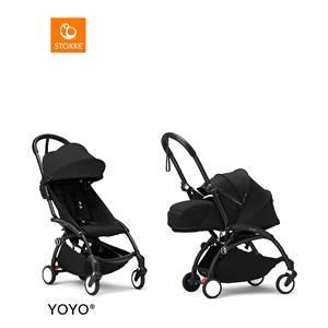 Stokke YOYO3 Complete Kinderwagen - Black Frame - Black