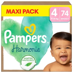 Pampers Harmonie maat 4 maxi luiers, 9-14 kg, maxipak (1x 74 luiers)