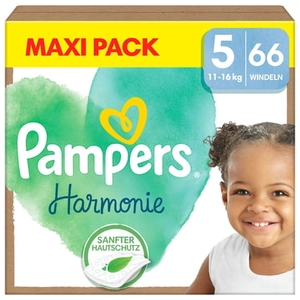 Pampers Junior Harmonie luiers maat 5 , 11+ kg, maxipak (1x 66 luiers)