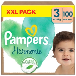 Pampers Harmonie luiers maat 3 Midi, 6-10 kg, XXL pak (1x100 luiers)