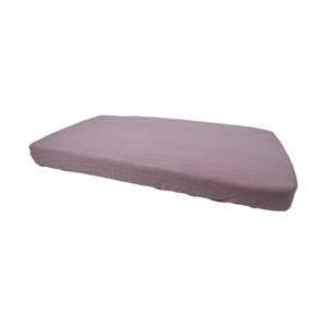 Lodger Slumber Solid Hoeslaken - 40 x 80 cm - Rose