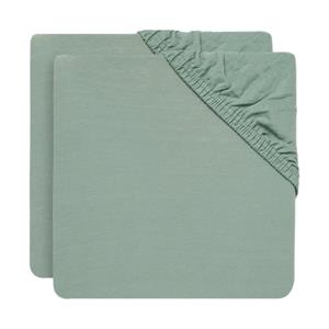 Jollein Hoeslaken Jersey Boxmatras 75x95cm Ash Green (2pack) 2511-847-00095