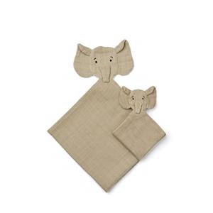 Liewood Alya Knuffeldoek Set - Elephant/Mist